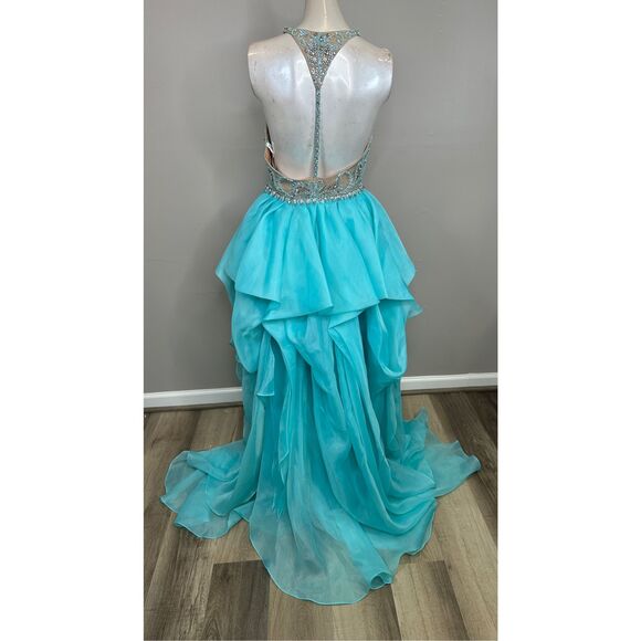 Terani 1811P5782CL Dress SIZE US4 $517 - Picture 7 of 10